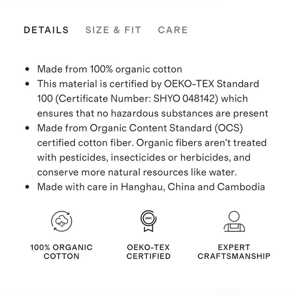 QUINCE Cotton V neck fisherman sweater - Picture 2 of 6